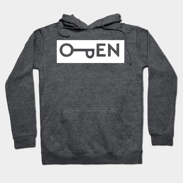 open key Hoodie by Madhav